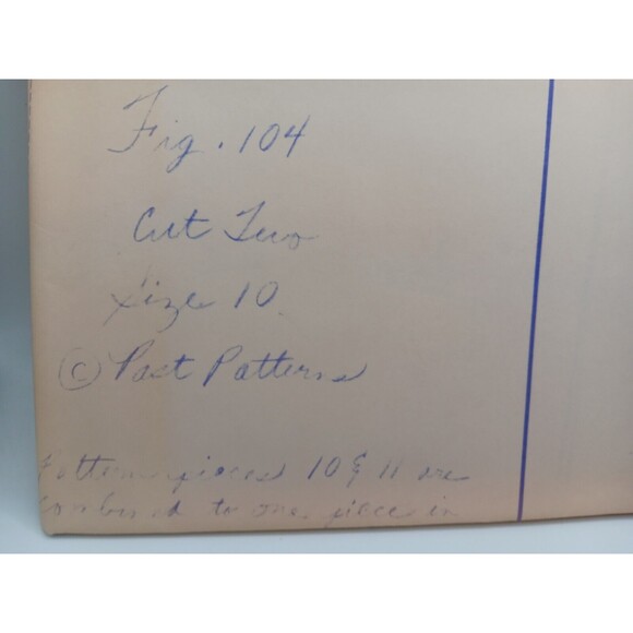 Vintage Past Patterns Fig.104 Size 10, Petticoat & Skirt Sewing Pattern - Picture 8 of 9